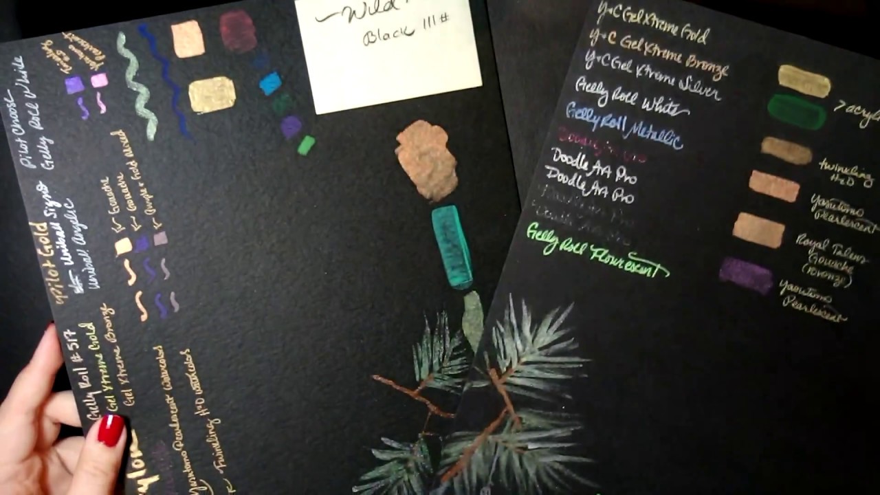 1280x720 Best Black Papers For Mixed Media Art