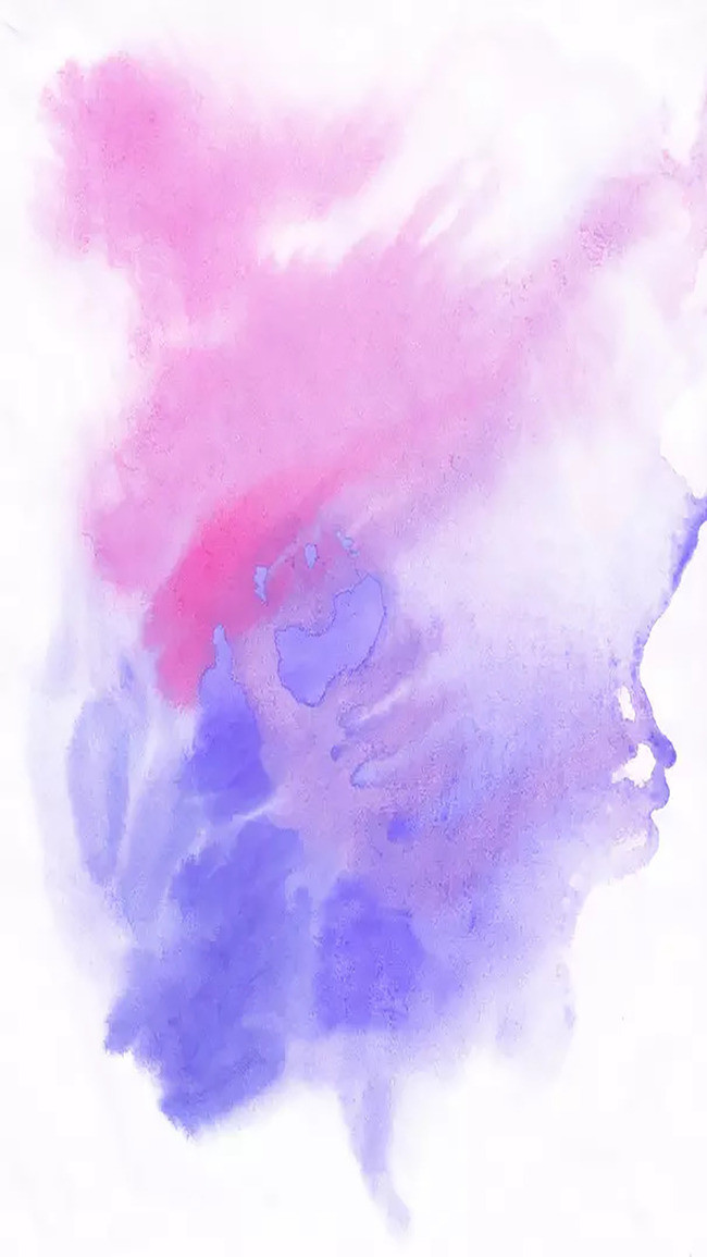 650x1155 Handpainted Blue And Purple Watercolor Gradient Background H5