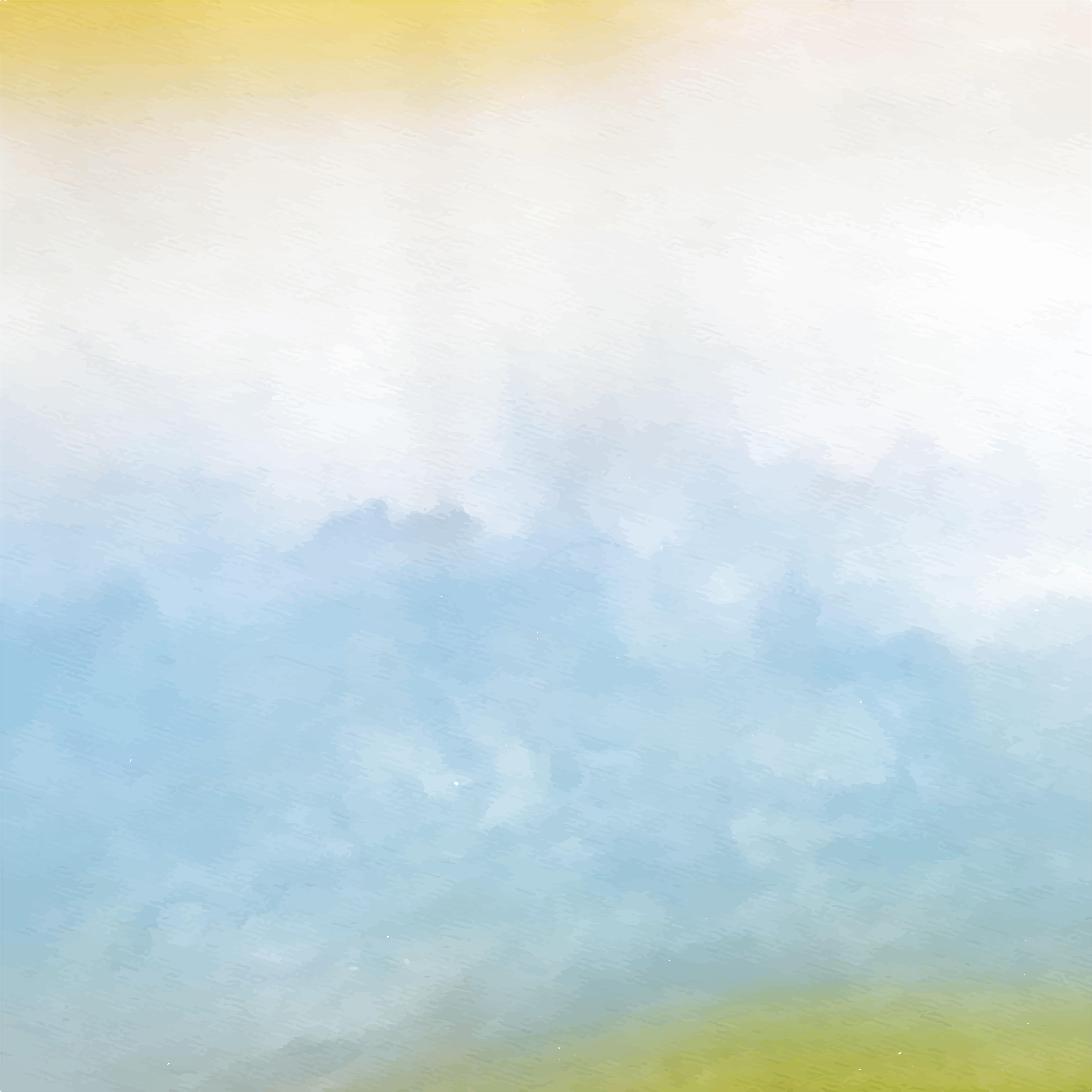 3333x3333 Light Blue And Yellow Watercolor Background 123freevectors
