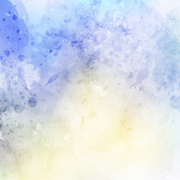626x626 Soft Watercolor Stain, Yellow And Blue Vector Free Download