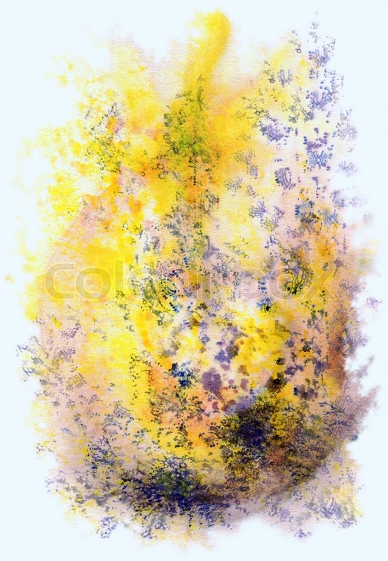 554x800 Abstract Background, Watercolor, Beautiful Hand Painted On A Paper