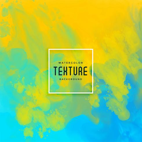 490x490 Blue And Yellow Bright Ink Flow Watercolor Abstract Background