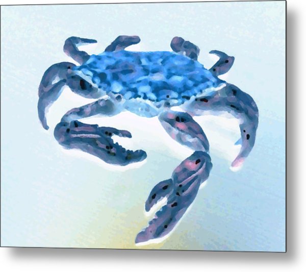 600x533 Blue Crab Watercolor Digital Art By