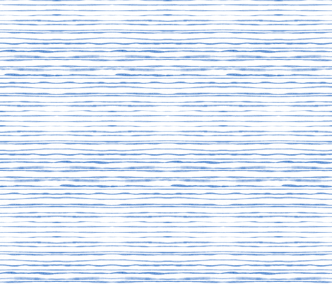 470x402 Blue Watercolor Stripes Fabric