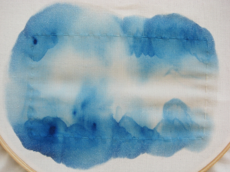 750x562 Watercolor Style Fabric Painting