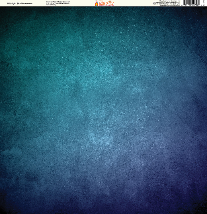 727x750 Ella And Viv Paper Company Painted Midnight Sky Watercolor Paper