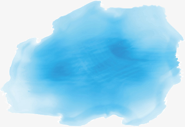 650x448 Sky Blue Watercolor Print Poster, Blue Vector, Watercolor Vector