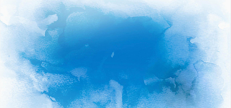 800x375 Solid Color Watercolor Texture, Blue, Textured, Handpainted