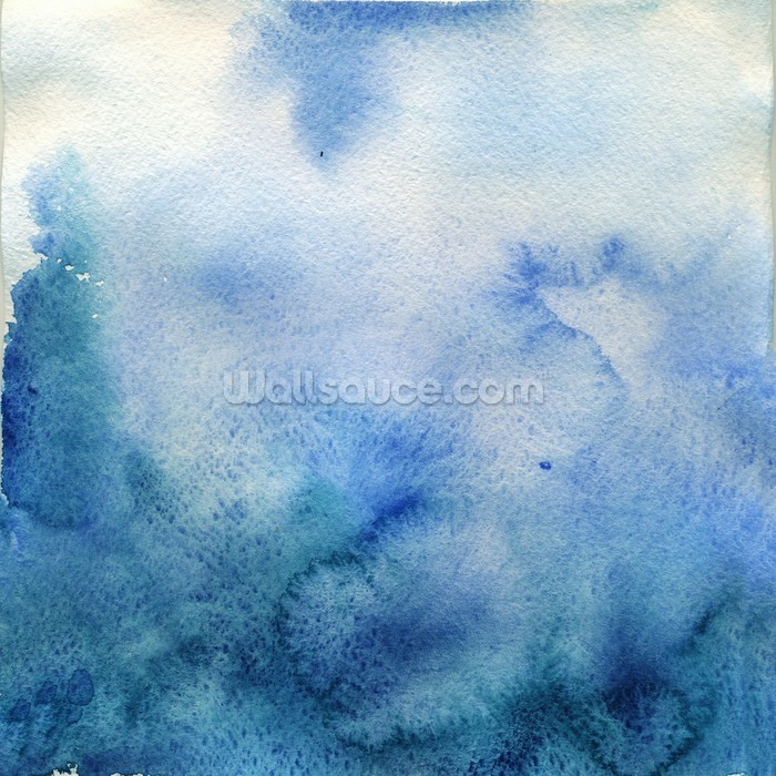 700x700 Delicate Blue Watercolor Wallsauce Australia
