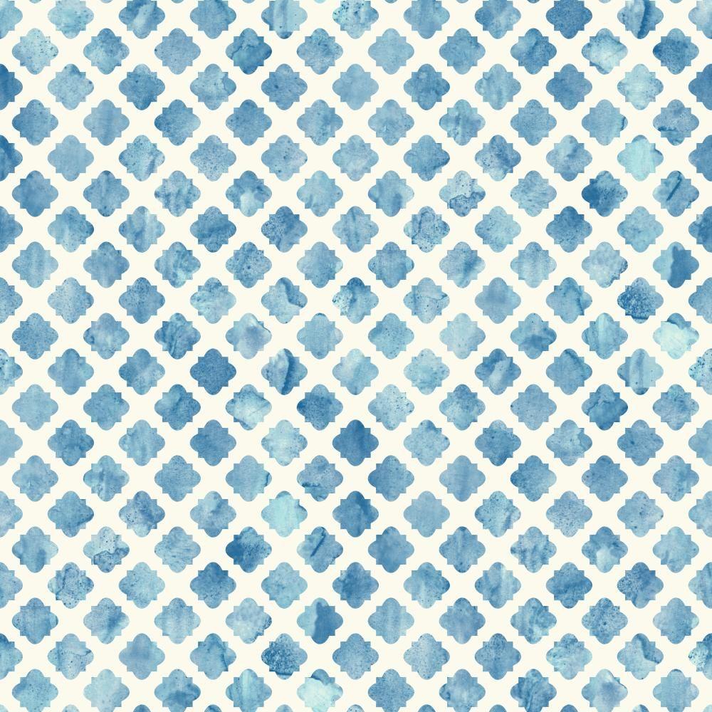 1000x1000 York Wallcoverings Watercolors Artisan Tile Wallpaper Wt4580