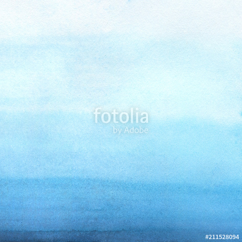 500x500 Hand Painted Blue Watercolor Background. Watercolor Wash. Stock