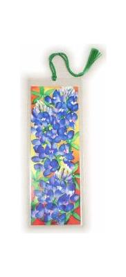 182x400 Book Mark Bluebonnet Watercolor The Texas Store