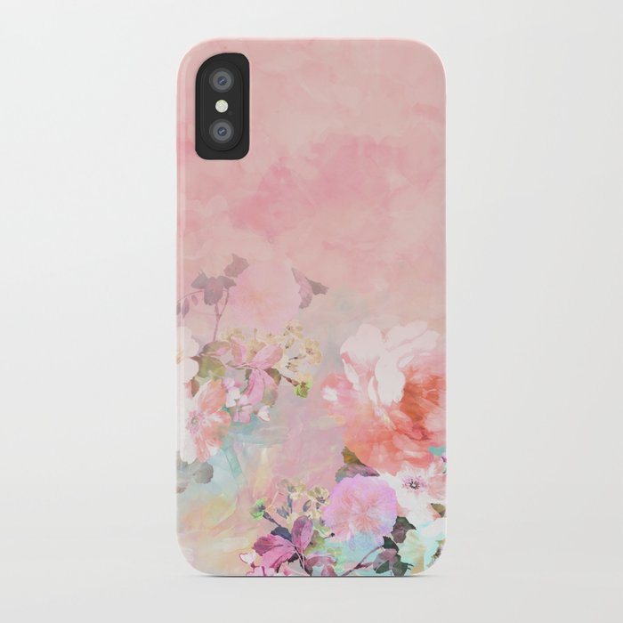 700x700 Modern Blush Watercolor Ombre Floral Watercolor Pattern Iphone