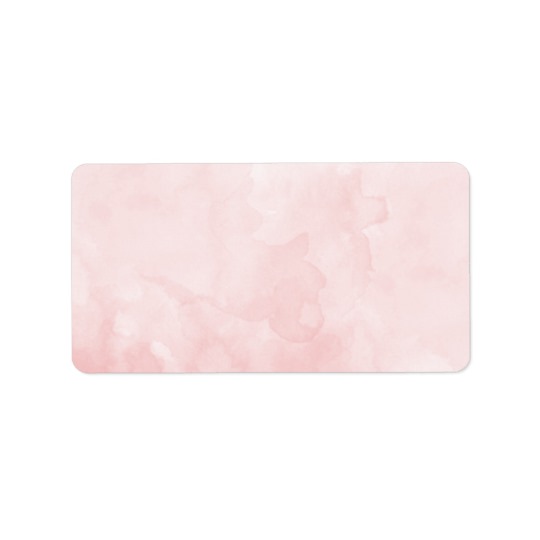 540x540 Blank Rose Blush Watercolor Label