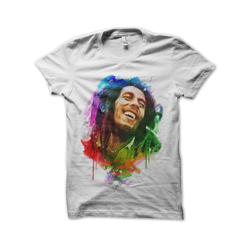 800x800 Bob Marley Watercolor T Shirt