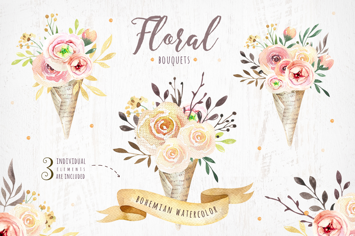 1400x931 Bohemian Watercolor Collection By Peace Shop