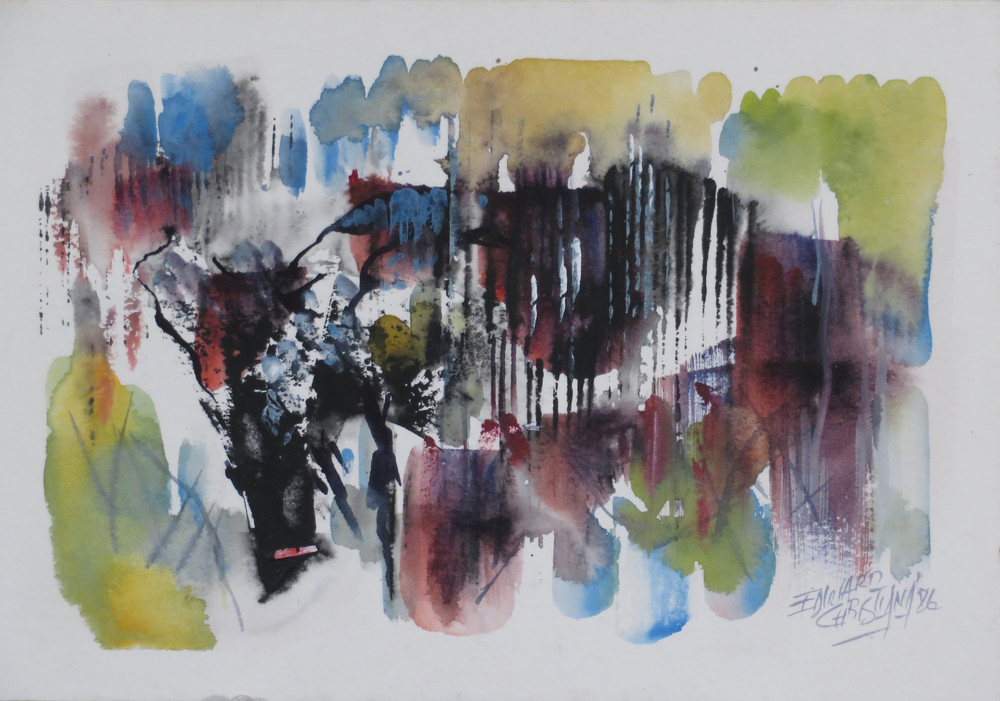 1000x701 Watercolor Painting Bold One For Sale By Edward Christiana