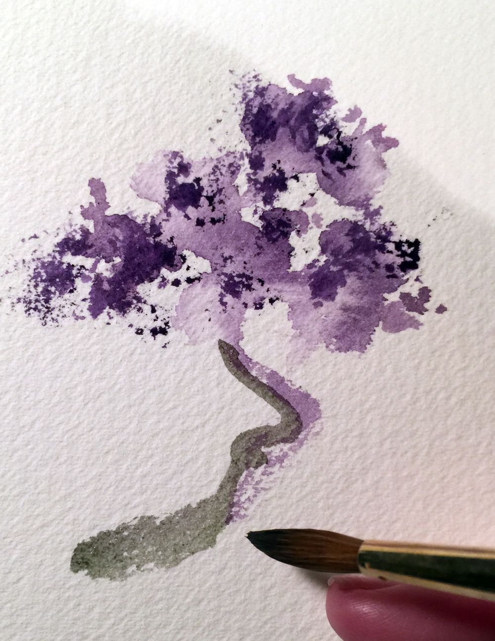 1000x1295 Watercolor Bonsai Tree Watercolor Inspiration