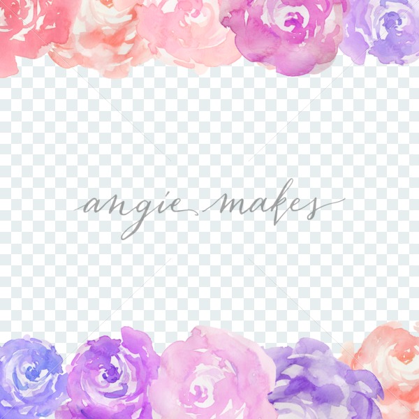 600x600 Purple And Pink Peonies Border Frame. Watercolor Peony Background