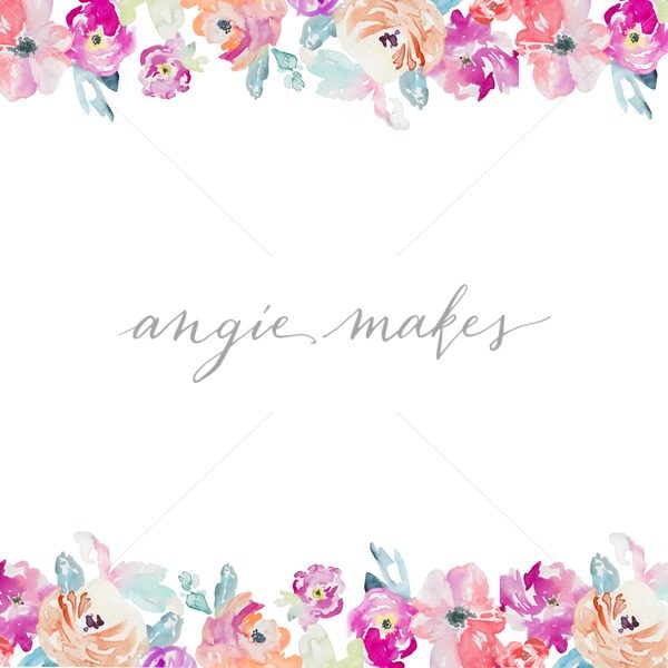 600x600 Download This Adorable Painted Flower Border With Watercolor Flowers