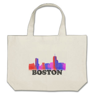 307x307 Boston Skyline Bags Zazzle