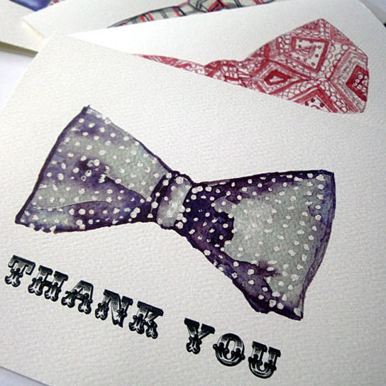544x544 Buy Mens Bowtie Thank You Notes