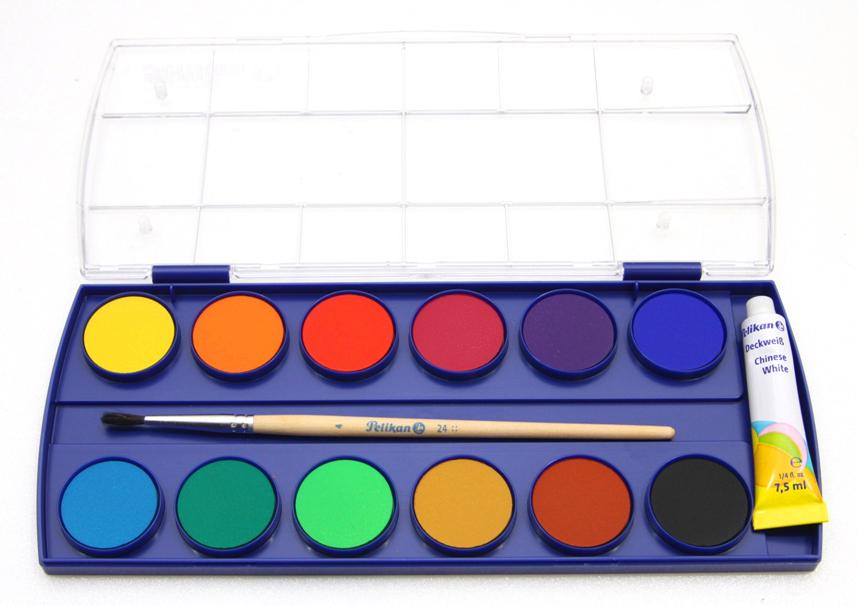 858x606 Pelikan Watercolor 12 Colors Opaque P (End 822018 550 Pm)