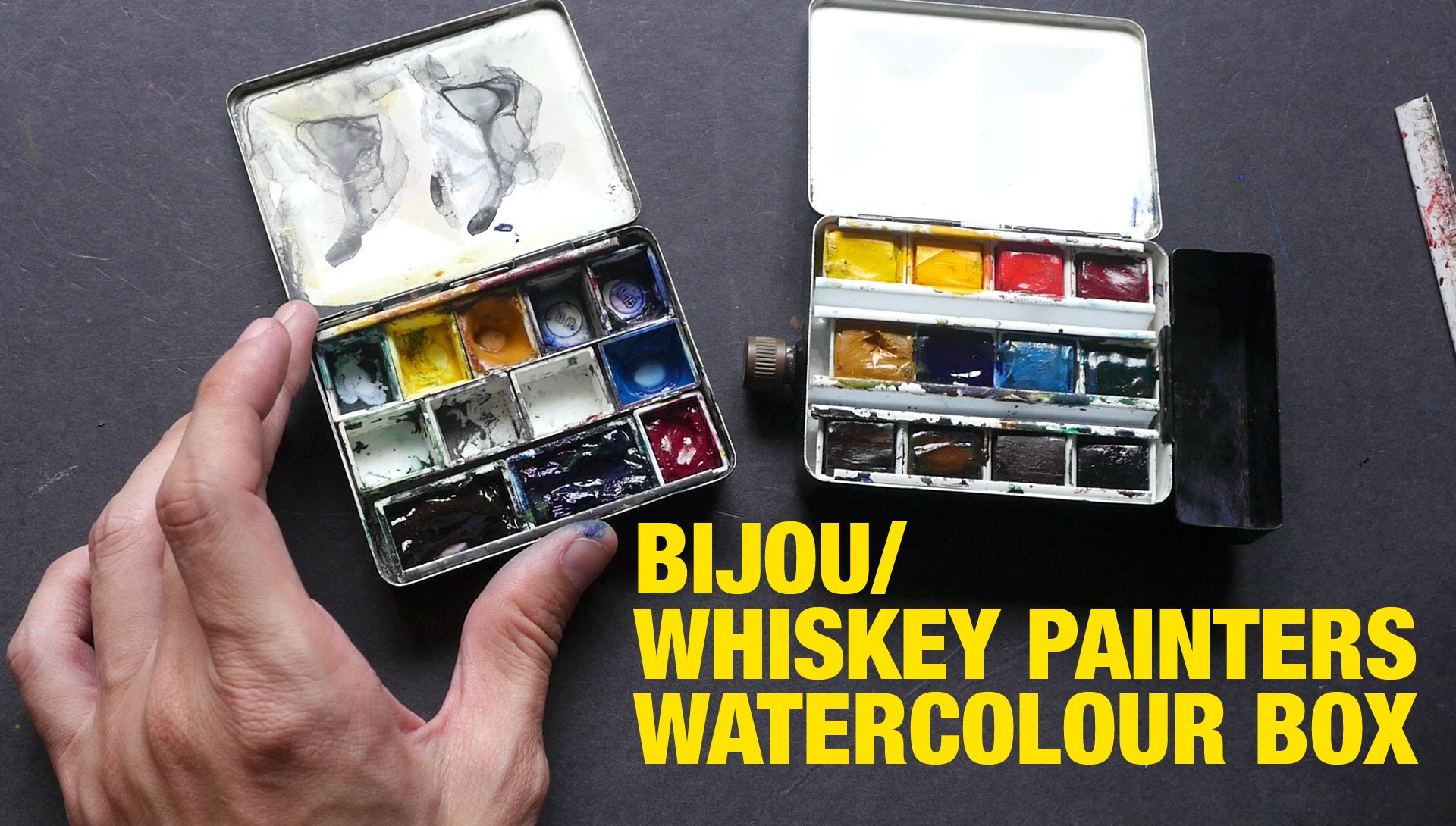 1920x1090 Review Bijou Or Whiskey Painters Watercolor Palette Box