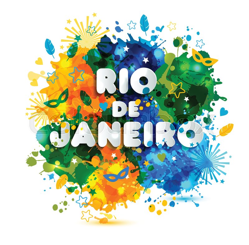 800x786 Illustration Of Rio De Janeiro From Brazil Vacation On Watercolor