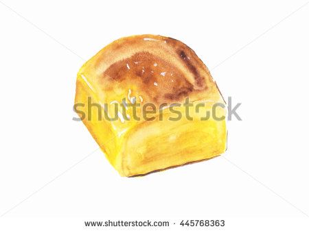 450x337 Soft Bread, Watercolor