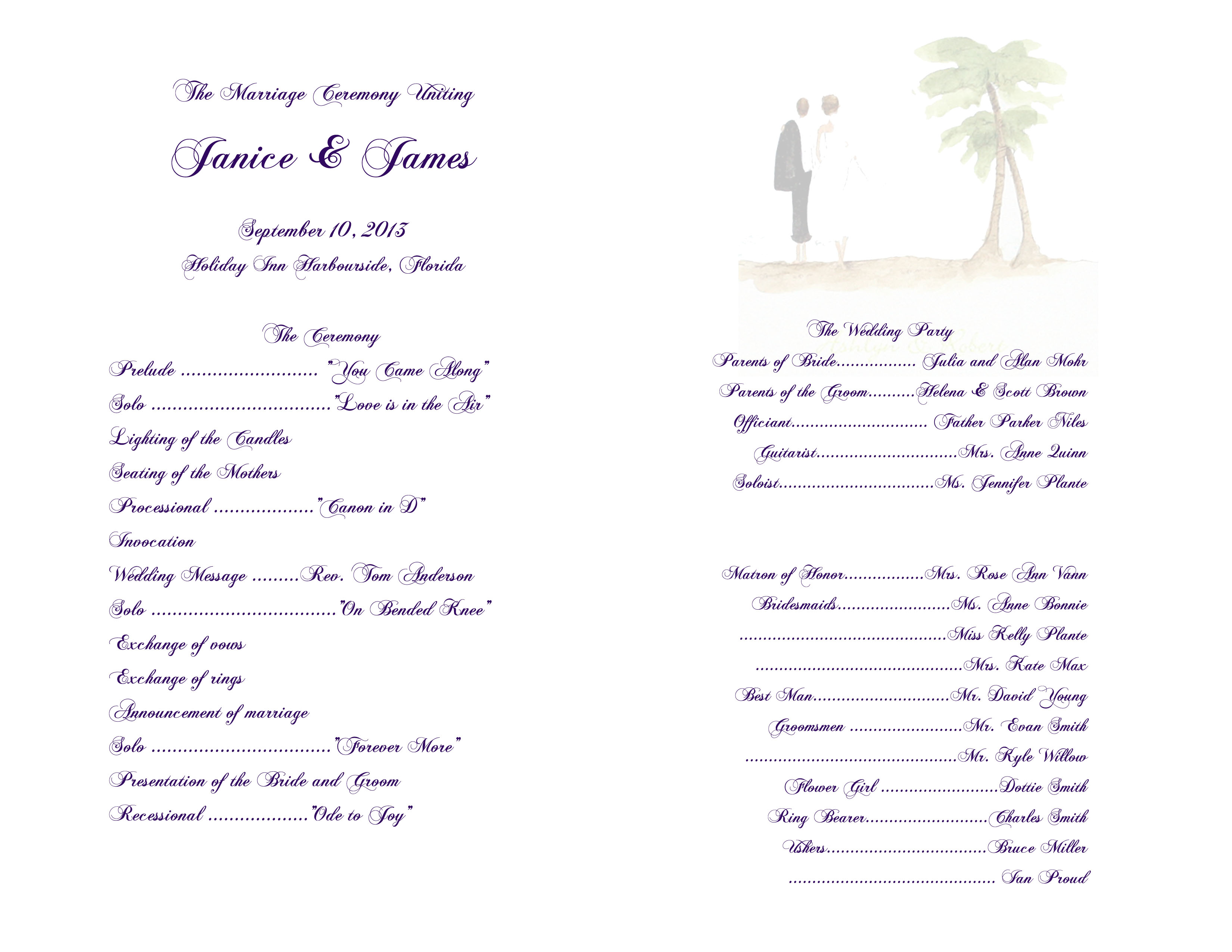 3300x2550 Beach Wedding Invitations