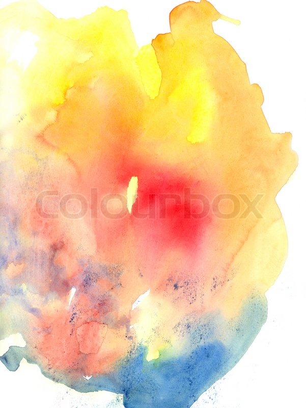 601x800 Bright Watercolor Colorful Background With Spots Of Paint On Wet