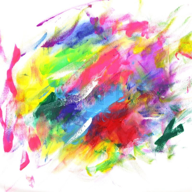 800x800 Bright Watercolor Stains Stock Photo Colourbox