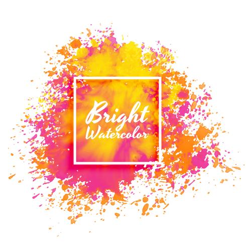 490x490 Bright Pink And Yellow Watercolor Splatter Background
