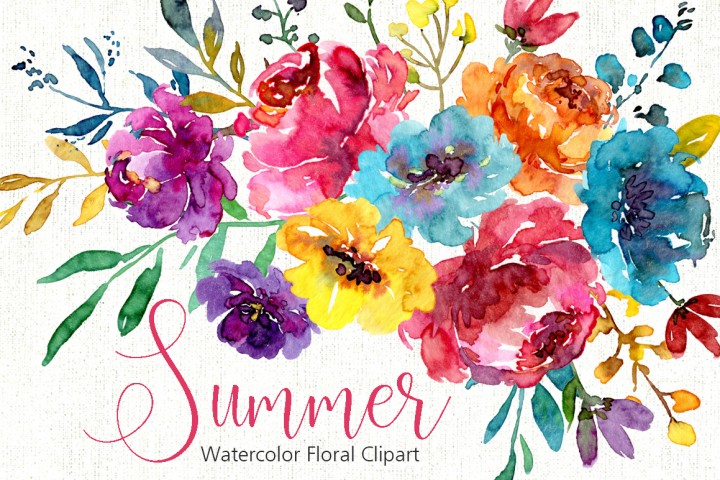 720x480 Watercolorflowers 213 Design Products