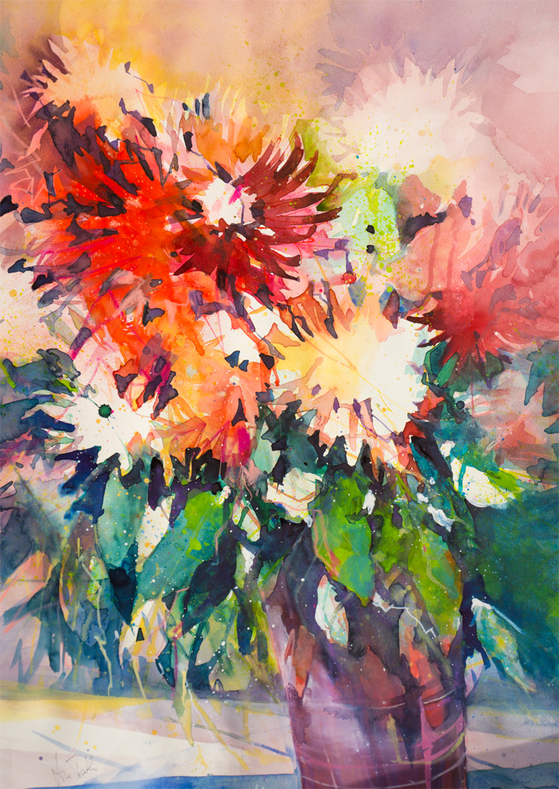 800x1128 Bright Watercolor Paints