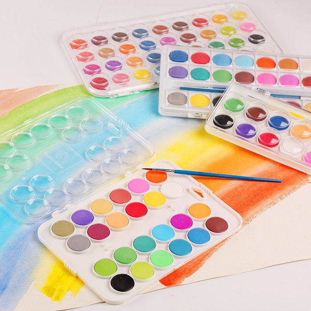 640x640 Online Shop Bgln 122436colors Solid Watercolor Paint Set Bright
