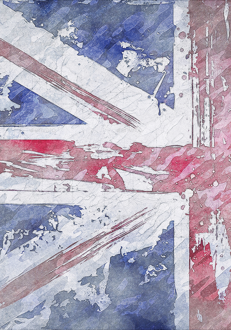 800x1143 Grunge British Flag By Toivo Media Graphicriver
