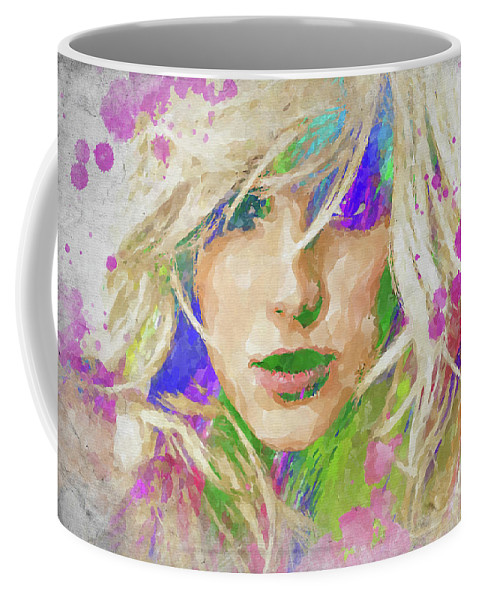 479x600 Britney Spears Watercolor Coffee Mug For Sale By Ricky Barnard