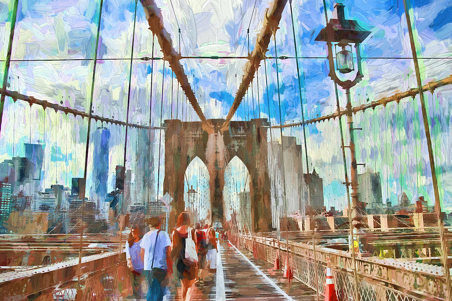 900x600 Brooklyn Bridge Walkway