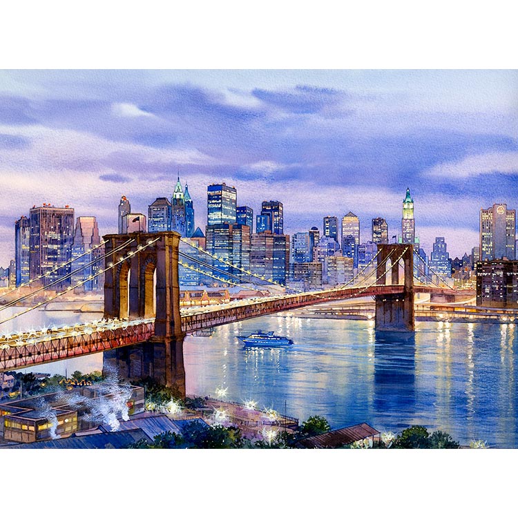 750x750 Brooklyn Bridge New York Art