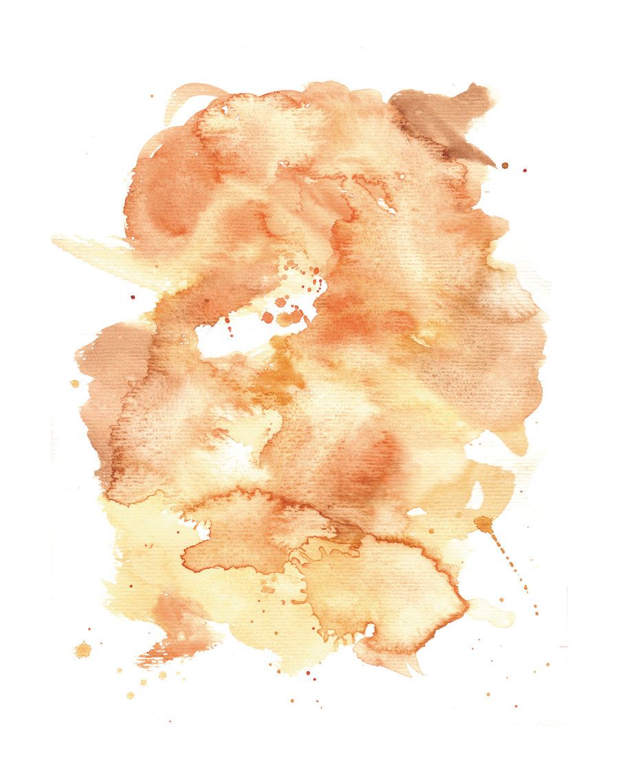 900x1107 Brown Watercolor Png