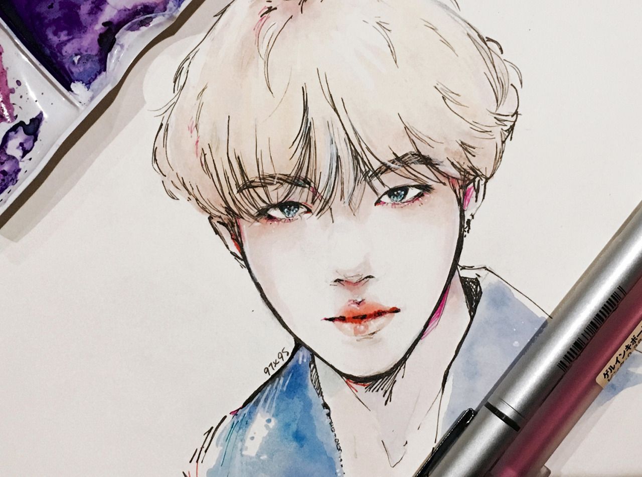 1280x951 Image Result For Bts Watercolour Watercolor In 2018