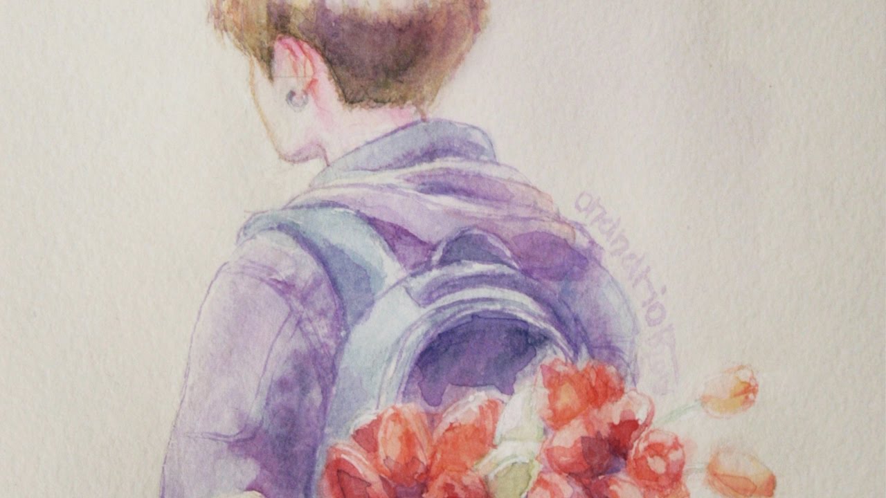 1280x720 Watercolor Speedpaint