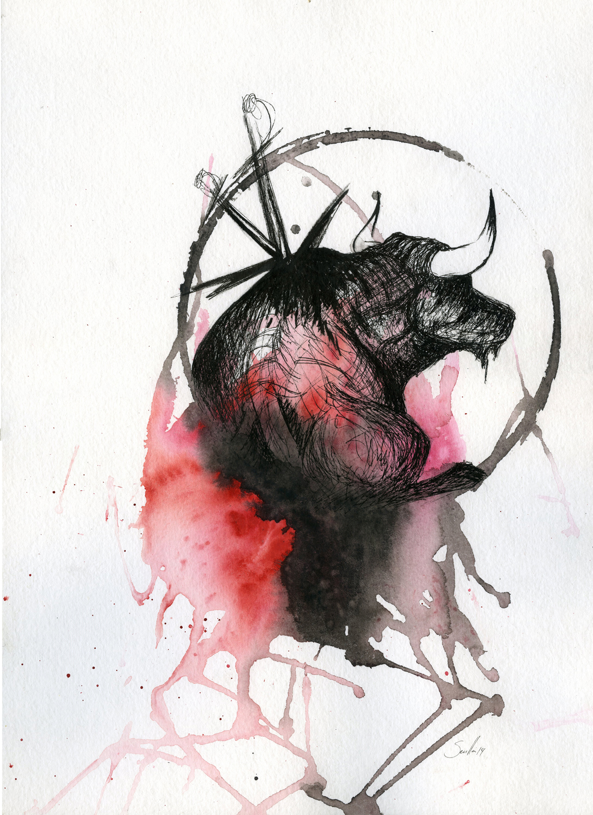 1188x1634 Watercolor Art De Sevilla