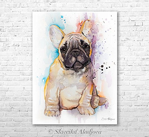 Bulldog Watercolor