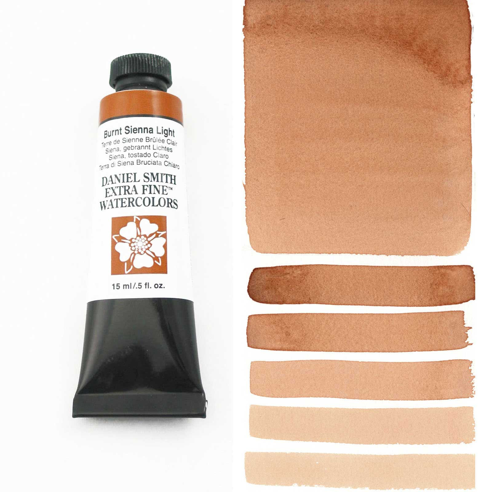 1600x1600 Daniel Smith Watercolor 15ml Burnt Sienna Light