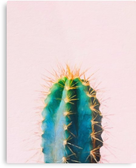 448x550 Cactus Watercolor Painting
