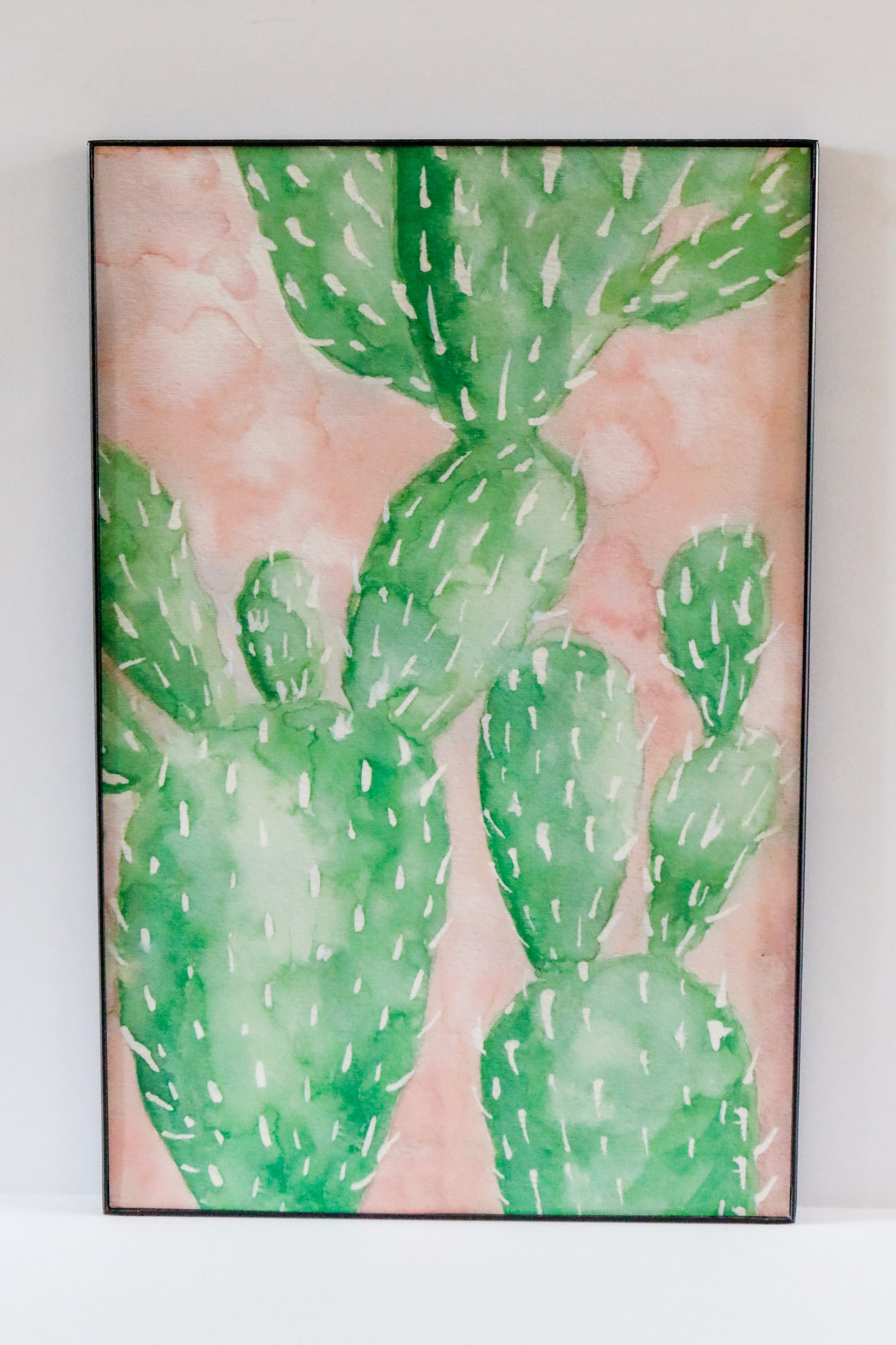2048x3072 Original Cactus Watercolor Poster