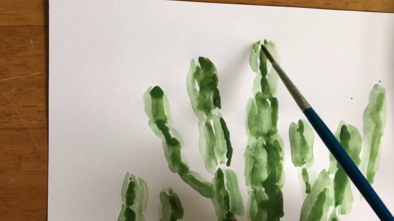 1280x720 Watercolor Cactus Painting Painting Watercolor Cacti